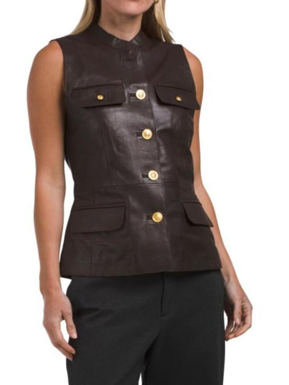 BOD & CHRISTENSEN Leather Charlize Vest